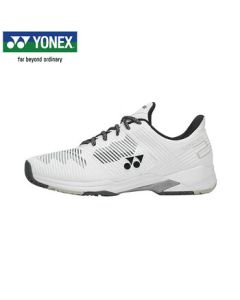 YONEX Tennis Shoes for Men and Women, Durable and Shock-Absorbing Badminton Shoes SHTS2WEX White Size 42