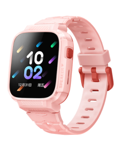 Xiaoxun Kids Smartwatch T6C - Precise Positioning, Real-Time Video Calls, No Games Anti-Addiction Smartwatch, Designed for 5-12 Year Old Students, Unisex Mi Rabbit Pink