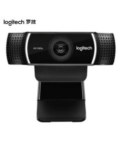 Logitech C922PRO HD Streaming Webcam 1080P with Noise-Reducing Microphone, Built-in Tripod Mount, 3MP Camera for PC/Laptop Video Calls, Beauty Mode