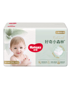 Huggies Little Forest Pull-Up Pants XXL 30pcs (15kg+) Ultra-Soft & Breathable Diapers with Lower Irritation