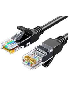 UGREEN Cat5e Ethernet Cable 2m Gigabit Network Patch Cable, RJ45 LAN Cable for Home/Office/Data Center, 8P8C UTP Cable, Black 35815