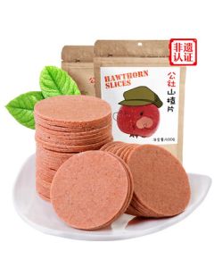 Yimeng Commune 0 Additives Hawthorn Slices 500g, Dried Hawthorn Cake, Preserved Fruit Snack, Leisure Snack, Kids' Snack