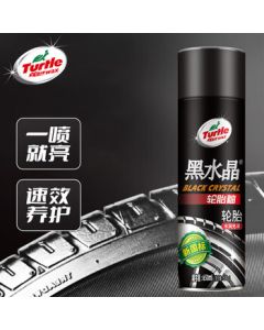 Turtle Wax Black Crystal Tire Shine (G-321001) 650ml Tire Wax Foam Cleaner & Protectant