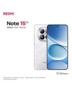 Xiaomi (MI) REDMI Note 15 Pro Dimensity 7400-Ultra 7000mAh Dragon Crystal Glass 10x Drop Resistance IP68 12+512 Cedar White Redmi 5G Smartphone