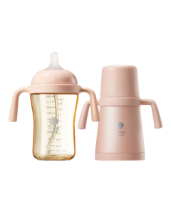 babycare Titanium Air Cup Children's Insulated Cup, Baby Water Bottle with Titanium Inner Layer and Stainless Steel Outer Layer, Sippy Cup, Insulated Milk Bottle, 300ml