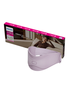 Philips (PHILIPS) Waist Massager Wireless Slim Skin-Friendly Heating Warm Belly Waist Support Belt for Menstrual Cramps, Back Pain - Practical Birthday Gift for Girlfriend Recommended Model 3213B Purple