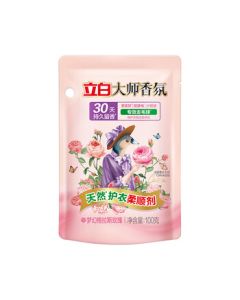 Liby Master Fragrance Fabric Softener Dreamy Rose 100g Travel Pack - Clothes Care, Anti-Static, Pilling Removal
