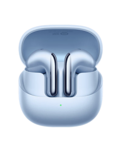 Xiaomi (MI) Buds 5 [Same as CEO Lei's] Noise-Canceling Earbuds, Semi-In-Ear Bluetooth Headphones for Android and iPhone (Frost Blue)