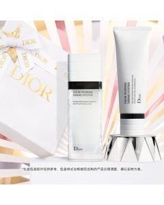 DIOR HOMME Skincare Gift Set (Cleansing Gel + Hydrating Lotion) Moisturizing Kit Birthday Gift for Boyfriend