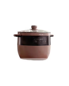 Bear Electric Stew Pot, Soup Pot, Purple Sand Pot, Double-Boiler Slow Cooker with Steamer, 2.5L Cost-Effective Recommendation, One Pot with Four Inner Pots DDZ-B25T6
