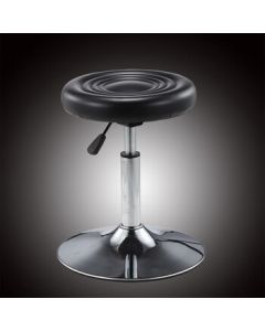 Yingcheng Car Seat Stool Simple Adjustable Rotating Small Round Stool One Piece - Black Disc Style