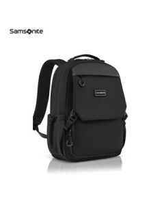 Samsonite TR1*09035 Black Anti-Wrinkle & Wear-Resistant Backpack with Large Capacity, Water-Repellent Laptop Backpack