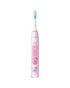 Philips (PHILIPS) Kids Sonic Electric Toothbrush for Ages 4-6-12, 2 Modes Gentle Cleaning, Starlight Pink HX5232/02