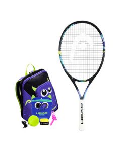 HEAD Kids Tennis Racket NOVAK Dark Blue, Junior Beginner Training Racket 23 Inch for Ages 6-8