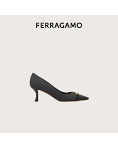 Ferragamo Women's Black High Heels 0774955_1D _ Size 70/37.5 Gift for Girlfriend