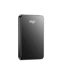 aigo 2TB USB3.0 External Hard Drive HD809 Black 2.5-inch HDD Compatible with Mac, High-Speed Data Transfer, Portable Business Storage