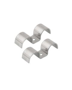 AoJin Installation Hardware Power Ω-Type Fixed Clamp - 2×25mm JIN925-MX for Dual-Row Pipeline Fixing Accessories