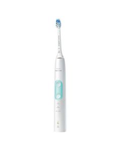 Philips Electric Toothbrush Couple Set for Adults, Sonic Vibration Automatic Toothbrush with 3 Cleaning Modes, 2 Gum Care Brush Heads HX6857