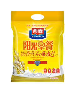 Sunshine Breakfast Milk-Flavored Oatmeal 700g, Instant Grain Meal Replacement, Nutritious Breakfast, Individually Packaged