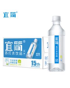 YiJian Classic Soda Water Sugar-Free Non-Carbonated Weak Alkaline Beverage 360ml*15 Bottles Case Pack