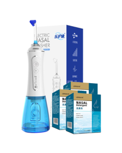 Lehukang Electric Nasal Irrigator for Sinusitis, Nasal Rinse Device for Adults and Kids with Saline Solution