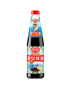 Chubang Fisherwoman Oyster Sauce 700g 【0 Fat】Glass Bottle Premium Oyster Juice Stir-fry, Dip, Mix, Grill Flavor Enhancer Self-operated