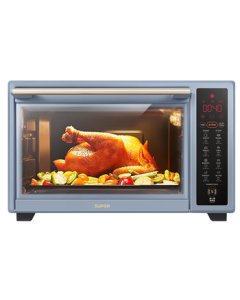 SUPOR Air Fryer Oven 38L with Independent Temperature Control, Oil-Free Air Fryer & Oven Combo, Enamel Interior, Hot Air Circulation OD38AK813