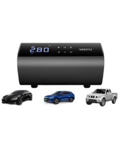 Yantu A22 Car Air Pump Outdoor 12V Dual Cylinder Wireless Portable Tire Inflator with Pressure Gauge for Cars, Bikes, and More