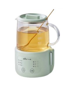 Bear YSH-F04E1 Mini Health Pot Electric Stewing Cup Flower Tea Kettle Water Boiler Office Cup 0.4L All-Glass Body