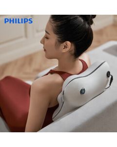 Philips (PHILIPS) Back and Waist Massager Massage Pillow Full Body Shoulder Neck Cervical Waist Abdomen Massager PPM3101B Gray