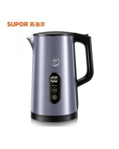 SUPOR SW-17S63A 49dB Quiet Boiling Kettle with Visible Temperature Display, Touch 5-Stage Temperature Adjustment, Double-Layer Stainless Steel Heatproof Insulation Electric Kettle