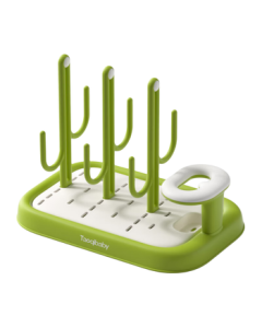 taoqibaby Baby Bottle Drying Rack Silicone Nipple Brush Cleaning Brush Cup Holder Drying Storage Rack Bottle Washing Brush Set