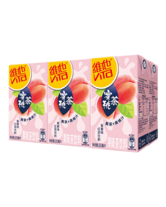 Vitasoy Vita Peach Tea Fruit Flavored Tea Drink 250ml*6 Boxes Sharing Pack