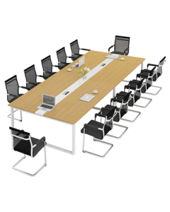 Shengli Office Desk Set Conference Table Simple Modern Long Table Meeting Training Desk Workstation 3.5*1.4m Table
