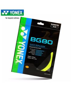 YONEX Badminton String High Elasticity Power Smash Offensive String BG80 Yellow