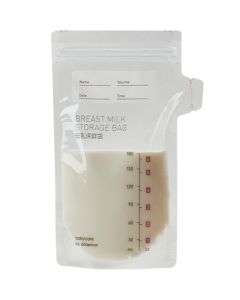 babycare Breast Milk Storage Bags, Disposable Breastmilk Freezer Bags, Fresh-Keeping Bags for Breast Milk, 180ml, 50 Count