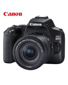 Canon EOS 200D II DSLR Camera with 18-55mm Lens Kit, 4K HD Video, Vlog Shooting, Black (Includes 64GB Card + Camera Bag)