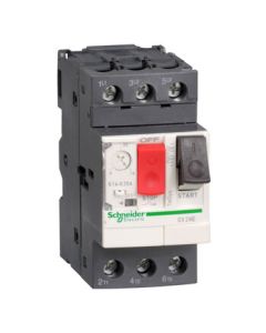 Schneider Electric GV2ME10C Thermal-Magnetic Motor Circuit Breaker Rated Current 4-6.3A Push Button Control 100kA