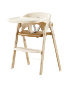 KUB Multi-functional Baby High Chair, Foldable Toddler Dining Chair for Infants - Beige