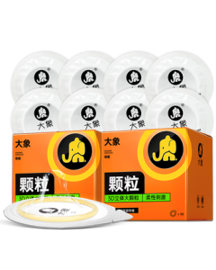 Elephant Condoms - Ultra-Thin Large Dots, 13-Piece Pleasure Gift Box, Contraceptive Supplies