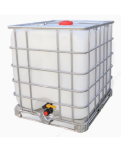 Yuzheng Vertical Plastic Barrel Acid and Alkali Resistant IBC Tank 1000L White Assembled Tote (New Inner Tank)