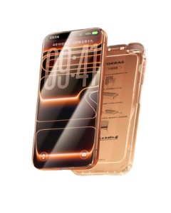 TORRAS [1 Million Sold | 3D Hot Bend] Compatible with iPhone 17 Pro Tempered Glass Screen Protector, 0.23mm Ultra-Thin Full Coverage with Dust-Free Installation Tray