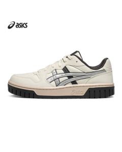 ASICS COURT MZ 2.0 Unisex Retro Casual Sneakers in Beige/Silver - Size 43.5