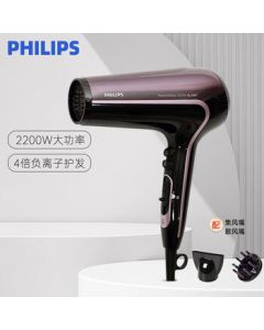 Philips (PHILIPS) Hair Dryer, Home Use Ionic Hair Dryer with High Power, Constant Temperature Care, Cool/Hot Air Styling, Hair Nourishing Shine Machine HP8258