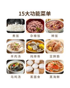 Joyoung Electric Pressure Cooker 8L Large Capacity Multi-functional Rice Cooker with Steaming Basket, One-Touch Operation, Non-Stick Inner Pot