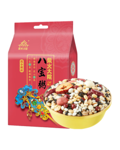 Chaihuo Courtyard Eight-Treasure Porridge Mix (Glutinous Rice, Black Rice, Red Beans, Peanuts, Sliced Red Dates, Multigrain Laba Porridge Mix) 2.2 lbs