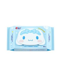 Hearttex Wet Toilet Paper Cinnamoroll Wet Wipes 80 Sheets Large Pack (Free Shipping)