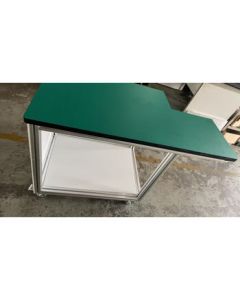 Table Height Reduced to 760mm + 3-Inch Casters + Aluminum Profile Dismantling and Cutting for Side Panels + Assembly ZH104517