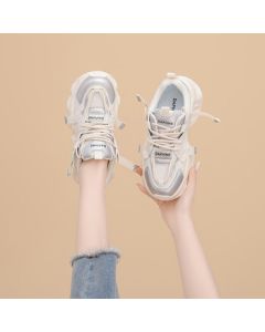 Daphne Platform Chunky Sneakers for Women - Fashionable Height-Increasing Casual Shoes for Petite Women, Versatile Daily Wear