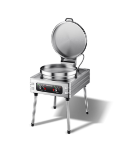 DEMASHI Commercial Electric Pancake Maker Large Double-Sided Heating Automatic Electric Extra Large Pancake Grill Machine for Scallion Pancakes, Multigrain Pancakes, Flatbreads, and Crepes DBC-54AU-PT1 220V